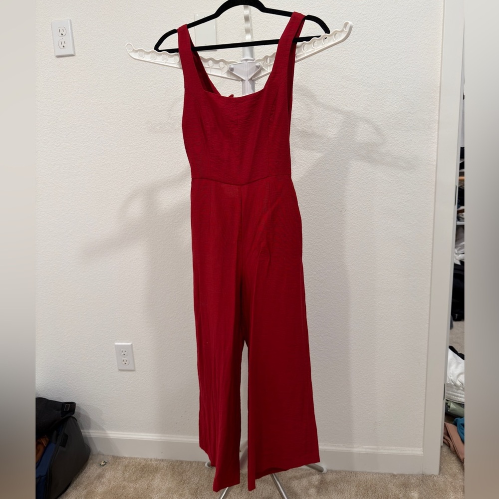 Forever 21 - Red Jumpsuit with Tie Back